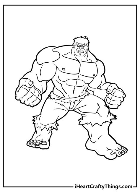 hulk coloring pages